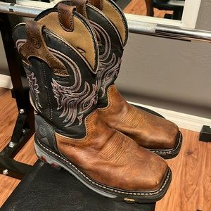 Justin Vibram Steel toe work boots